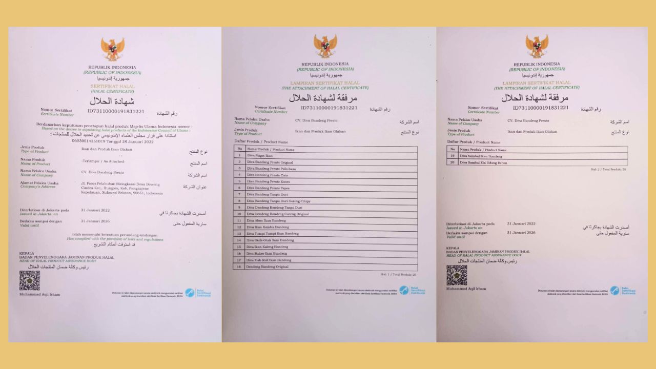 Sertifikat Halal